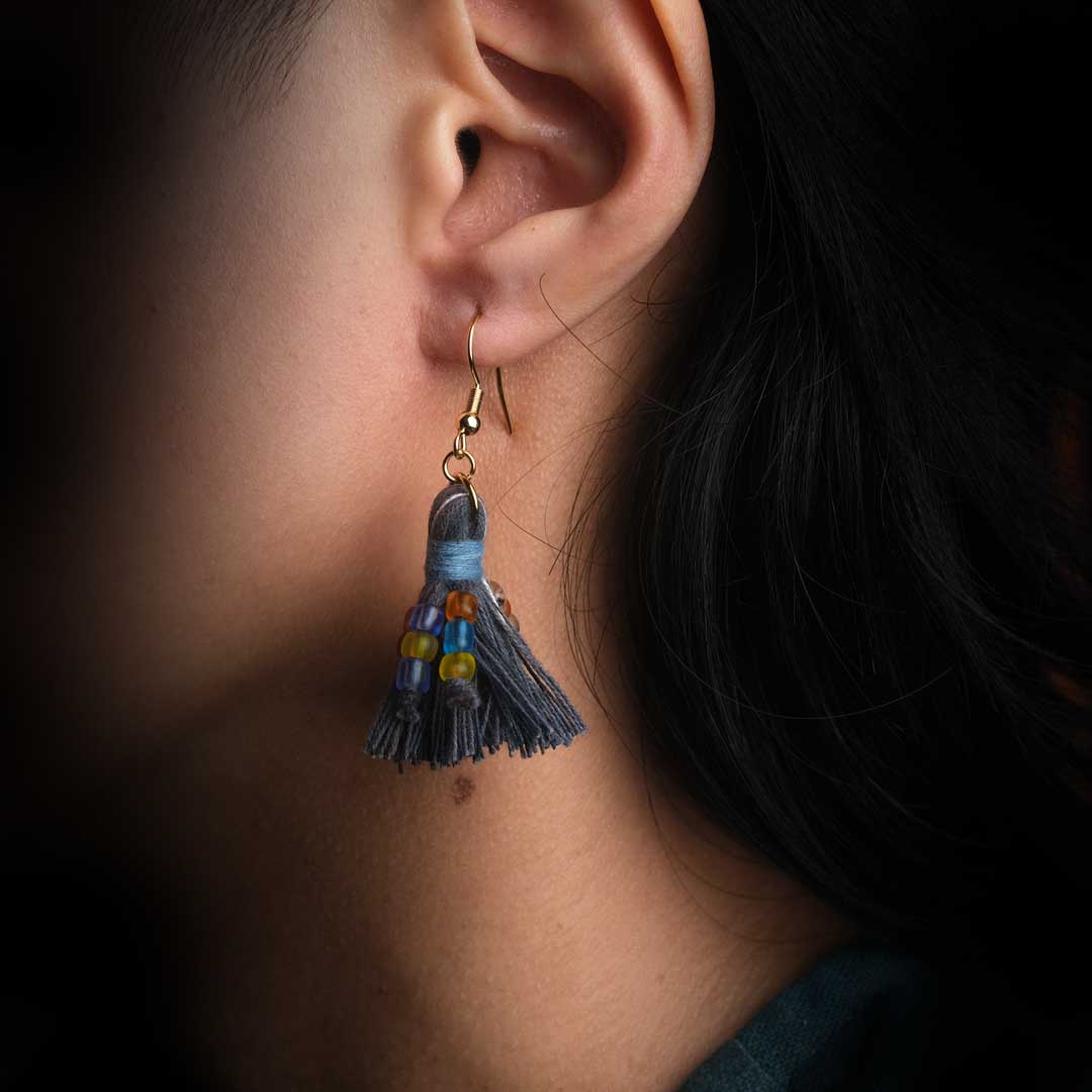 Earrings Tenun Ikat - Kunang | Noesa