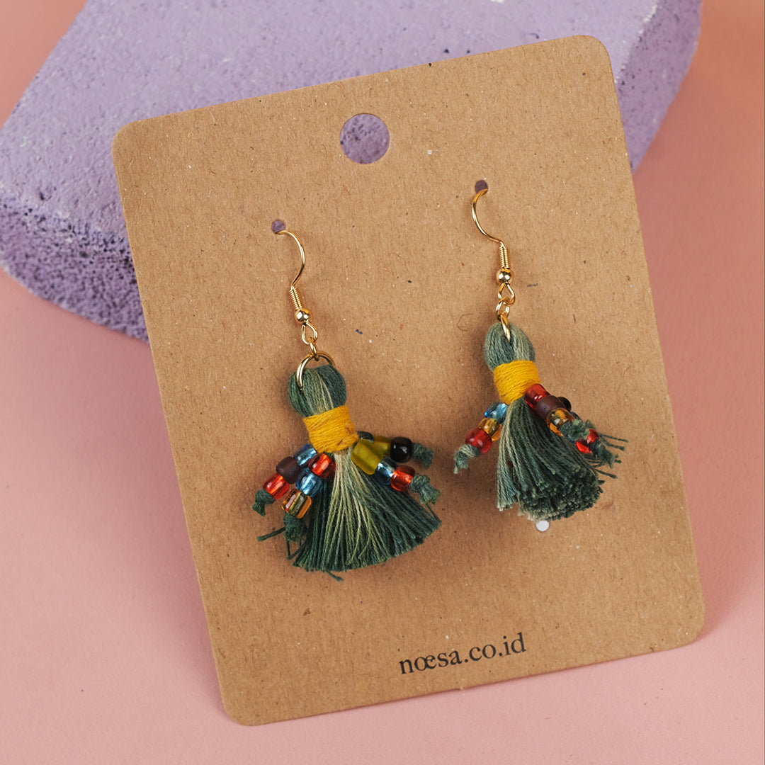 Earrings Tenun Ikat - Kunang | Noesa