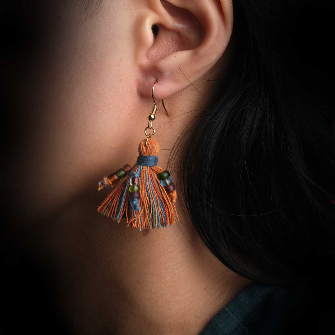 Earrings Tenun Ikat - Kunang | Noesa