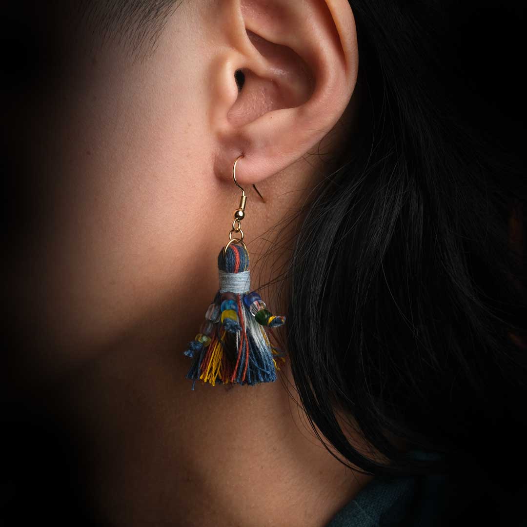 Earrings Tenun Ikat - Kunang | Noesa
