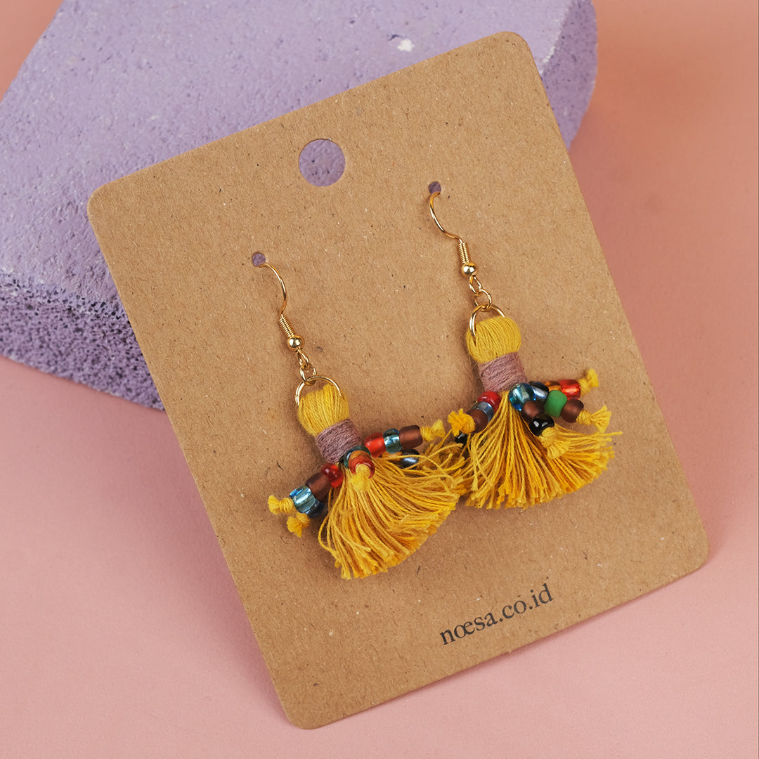 Earrings Tenun Ikat - Kunang | Noesa