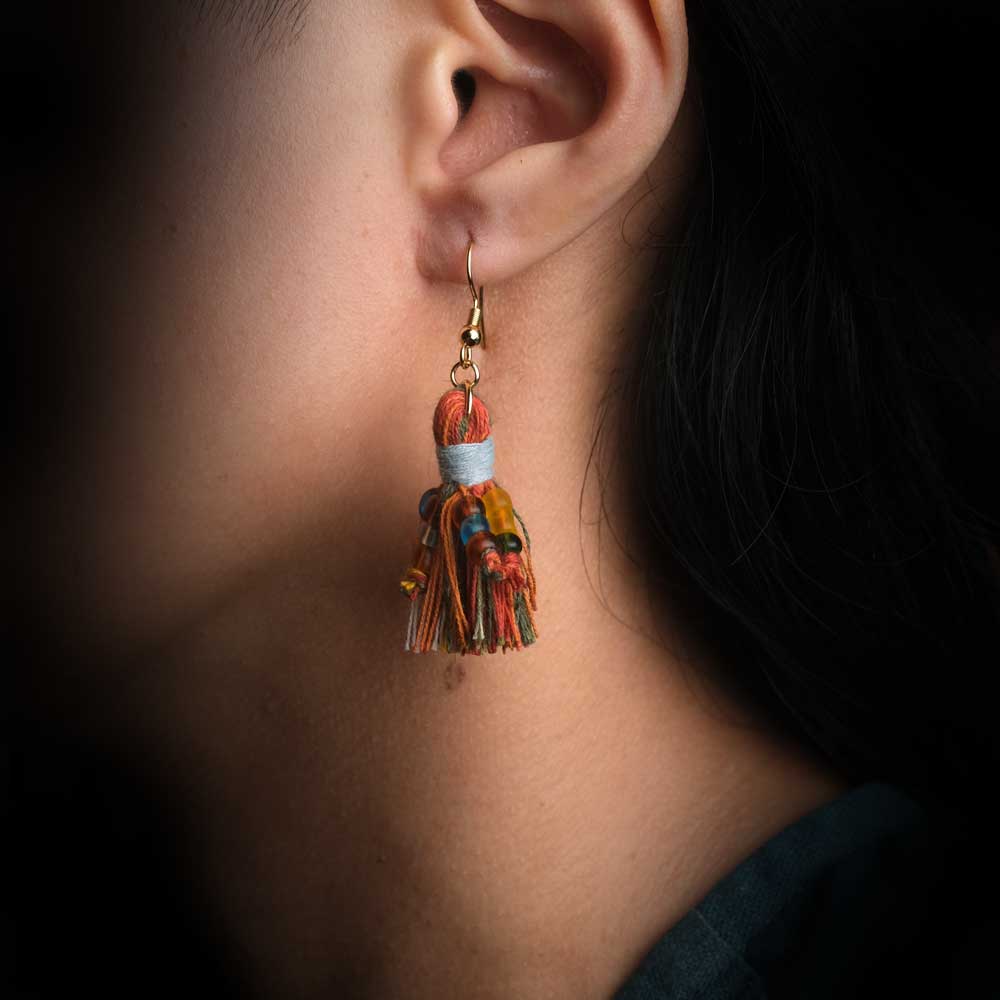 Earrings Tenun Ikat - Kunang | Noesa