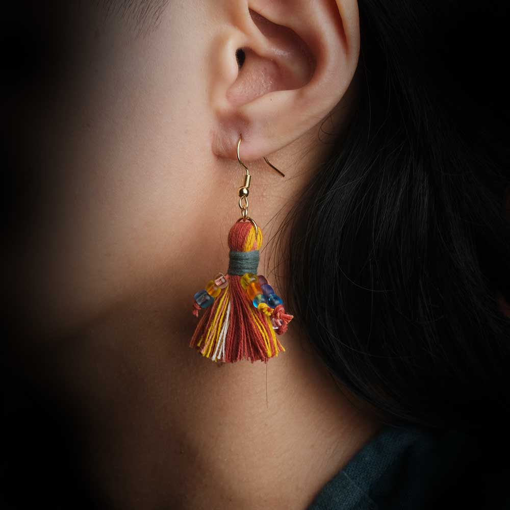 Earrings Tenun Ikat - Kunang | Noesa
