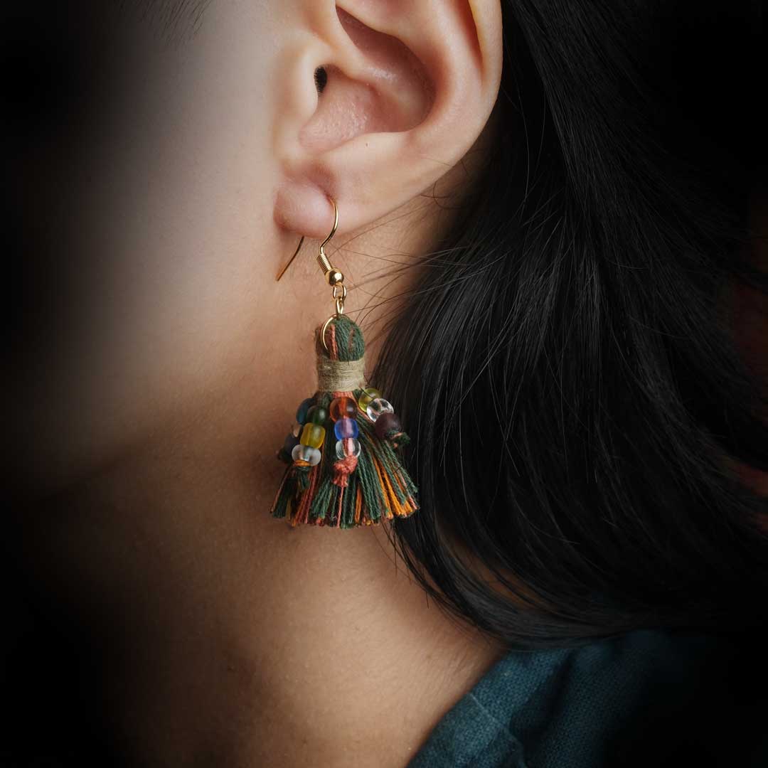 Earrings Tenun Ikat - Kunang | Noesa