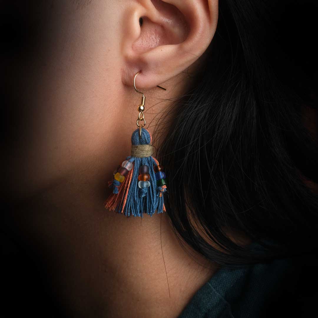 Earrings Tenun Ikat - Kunang | Noesa