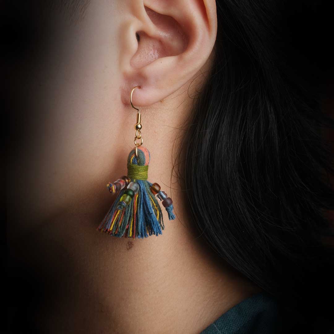 Earrings Tenun Ikat - Kunang | Noesa