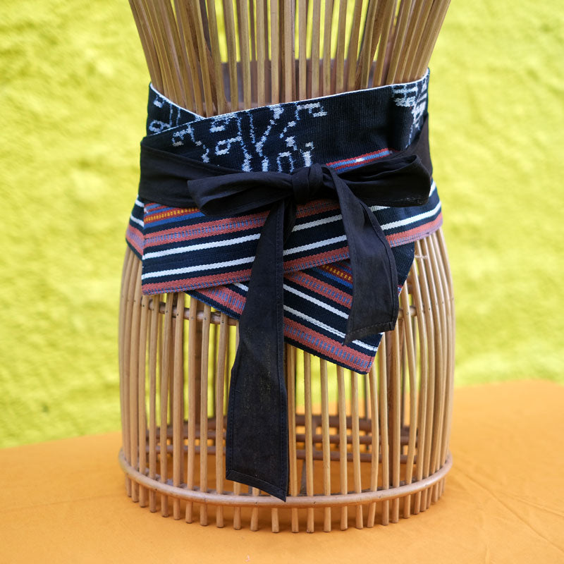 Reversible Obi Belt Tali Linen | Lingkar Rua | Noesa