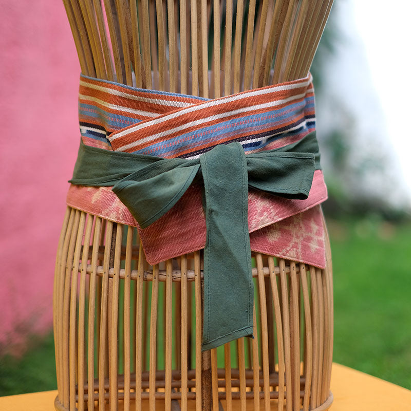 Reversible Obi Belt Tali Linen | Lingkar Rua | Noesa