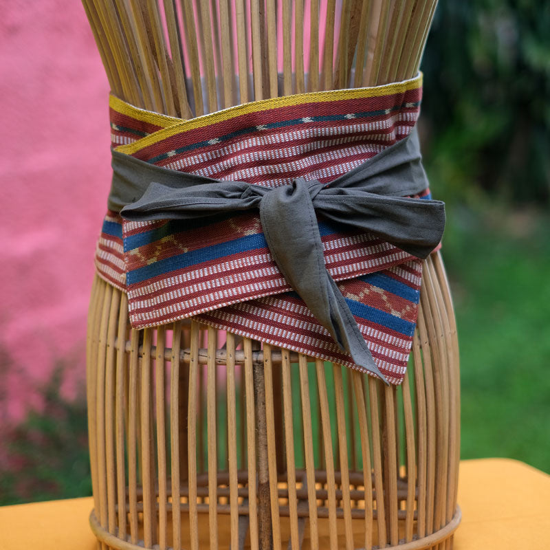Reversible Obi Belt Tali Linen | Lingkar Rua | Noesa