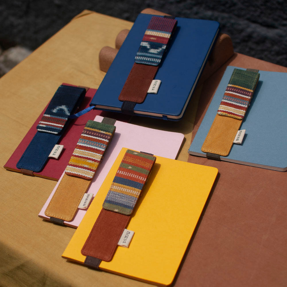 Jeda Rua - Cloth Bookmark and Pen Holder | Noesa