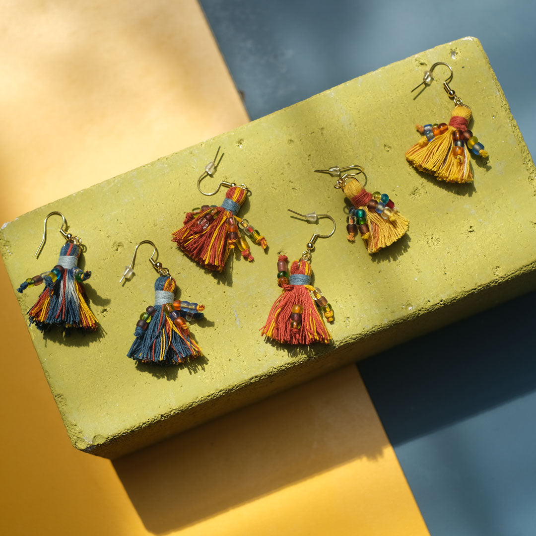 Earrings Tenun Ikat - Kunang | Noesa