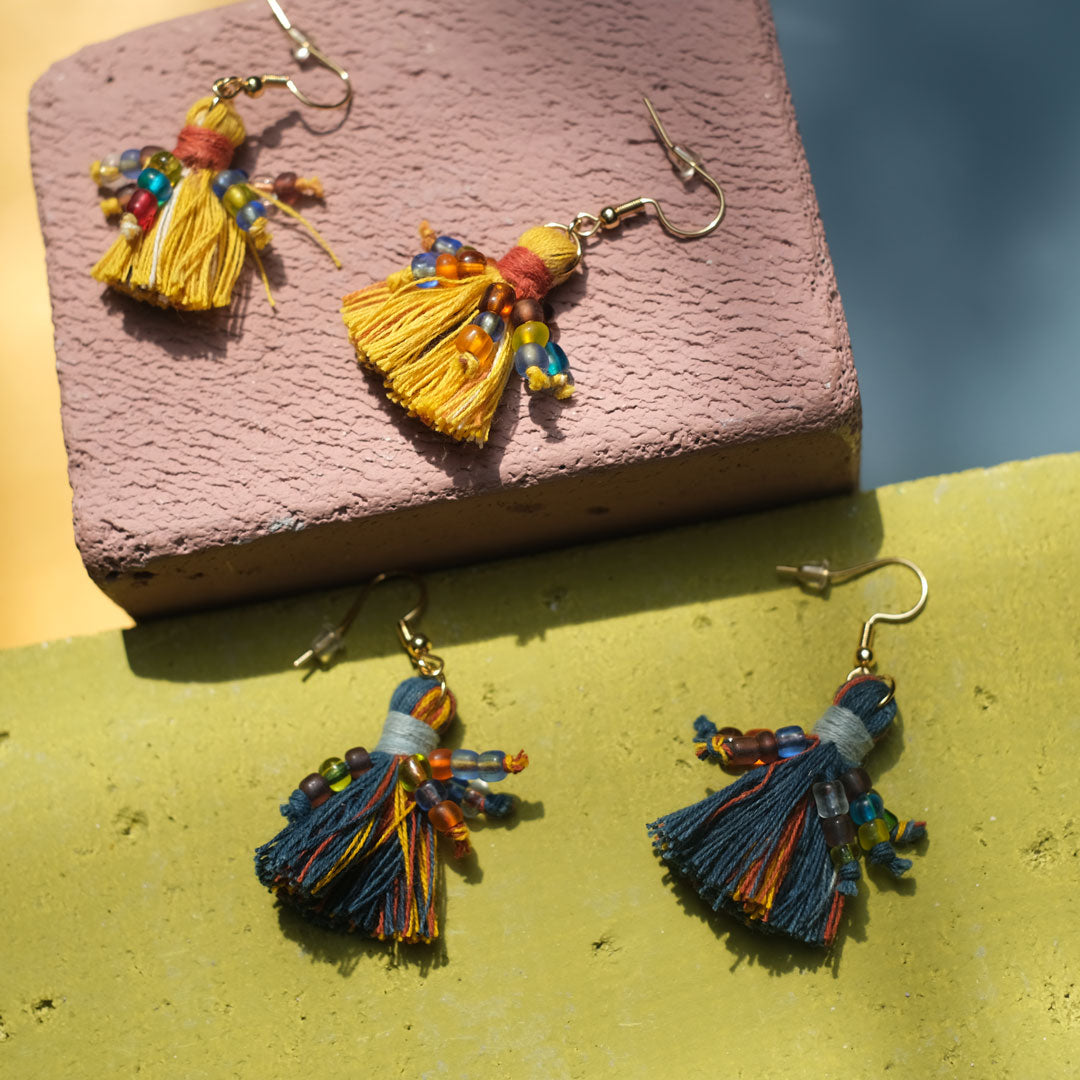 Earrings Tenun Ikat - Kunang | Noesa
