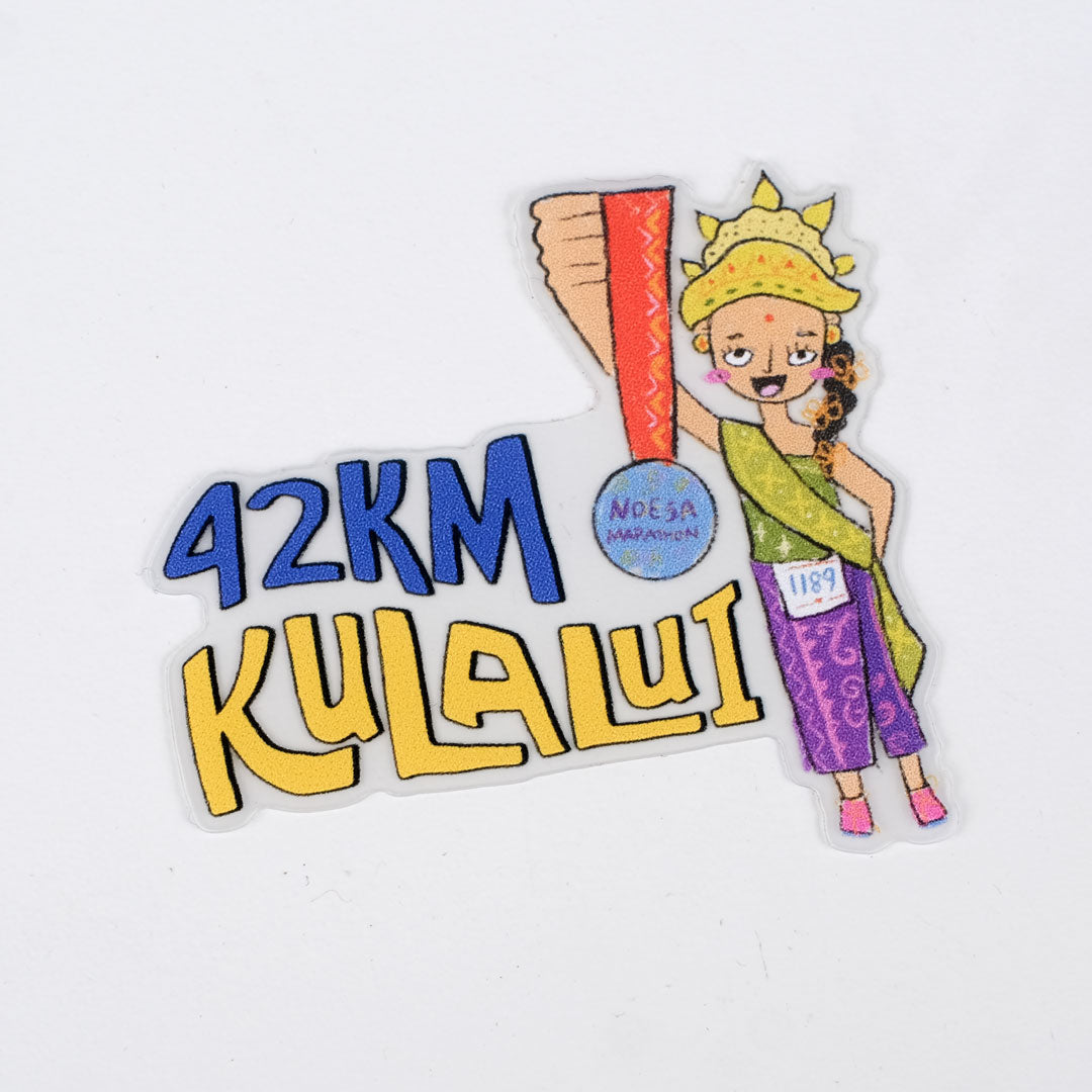 Nona Nusantara: Wellness Edition Sticker Set - Parade Saku | Noesa