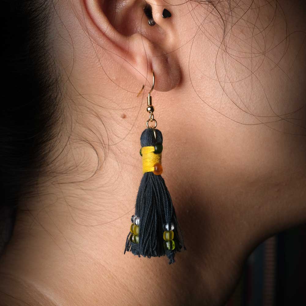 Earrings Tenun Ikat - Pijar Rua | Noesa