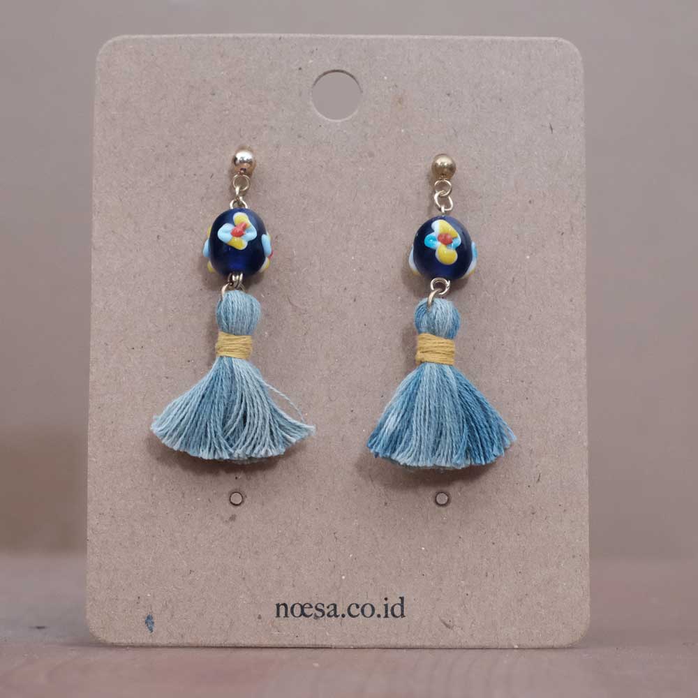 Earrings Tenun Ikat - Pijar Luli | Noesa