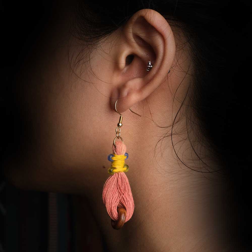 Earrings Tenun Ikat - Pijar Tilu | Noesa