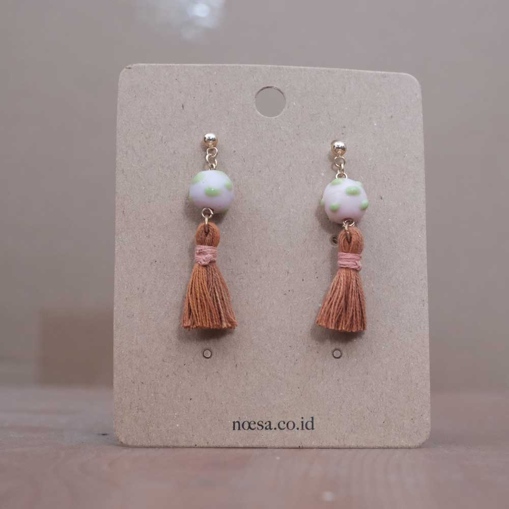 Earrings Tenun Ikat - Pijar Luli | Noesa