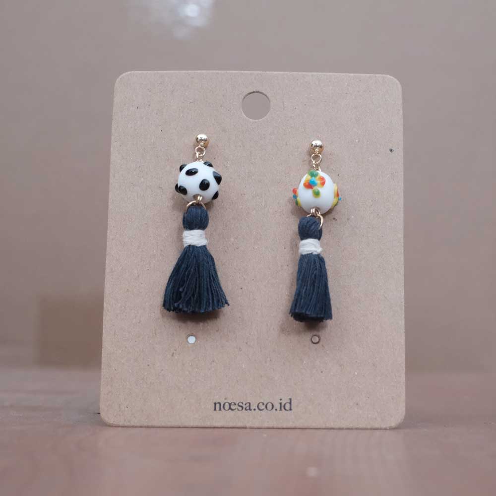 Earrings Tenun Ikat - Pijar Luli | Noesa
