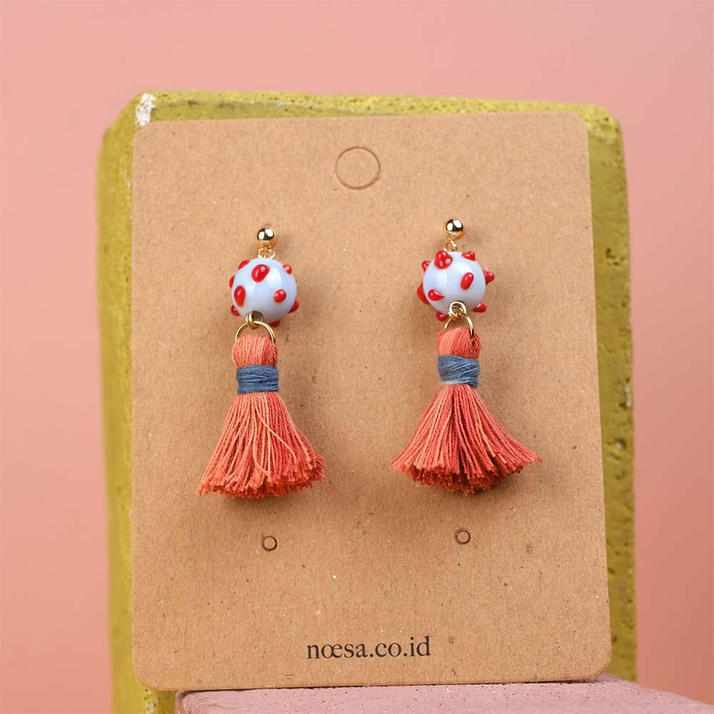 Earrings Tenun Ikat - Pijar Luli | Noesa