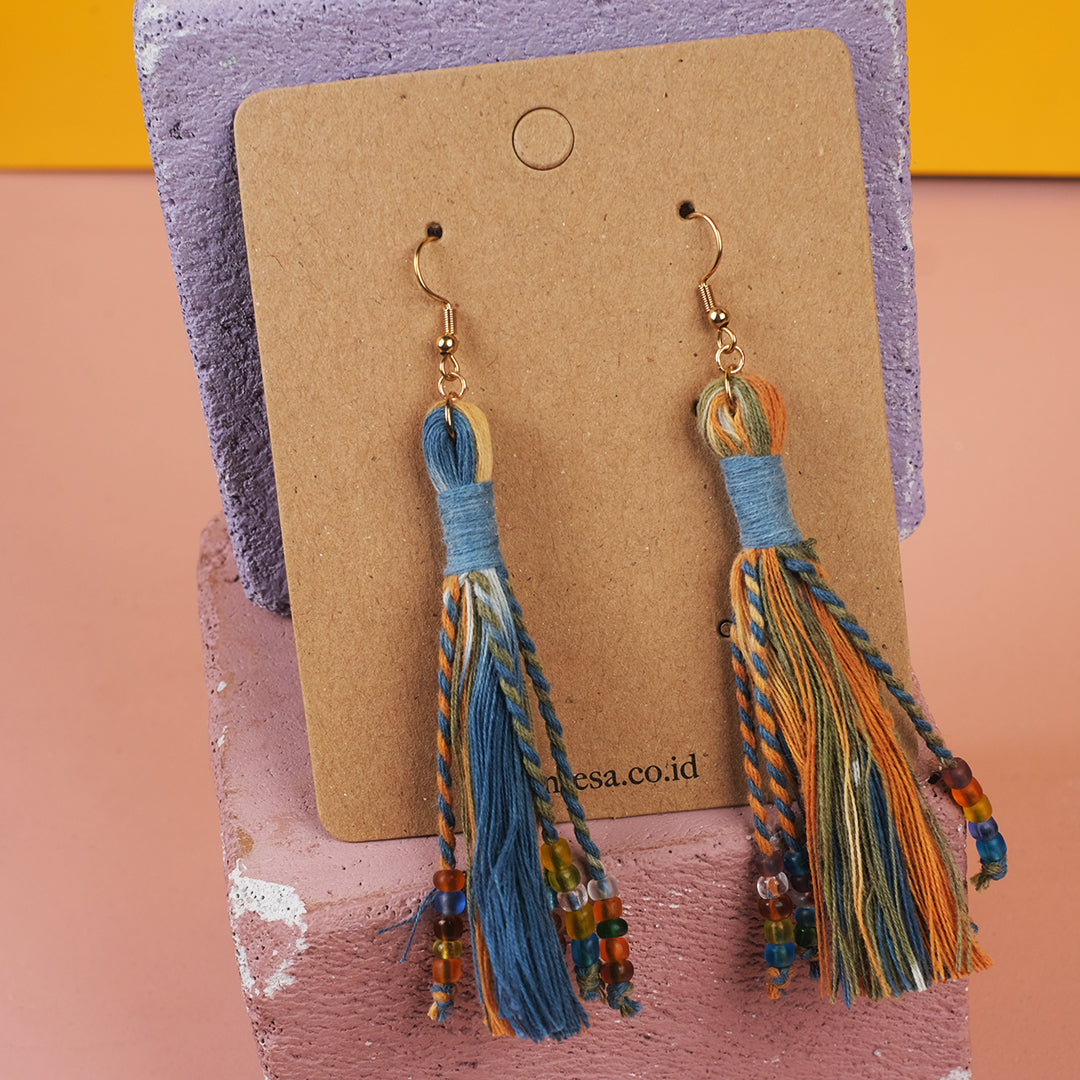 Anting Pijar - Earrings Tenun Ikat | Noesa