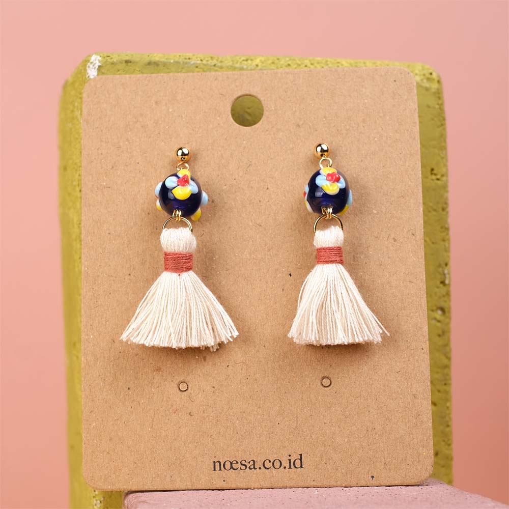 Earrings Tenun Ikat - Pijar Luli | Noesa