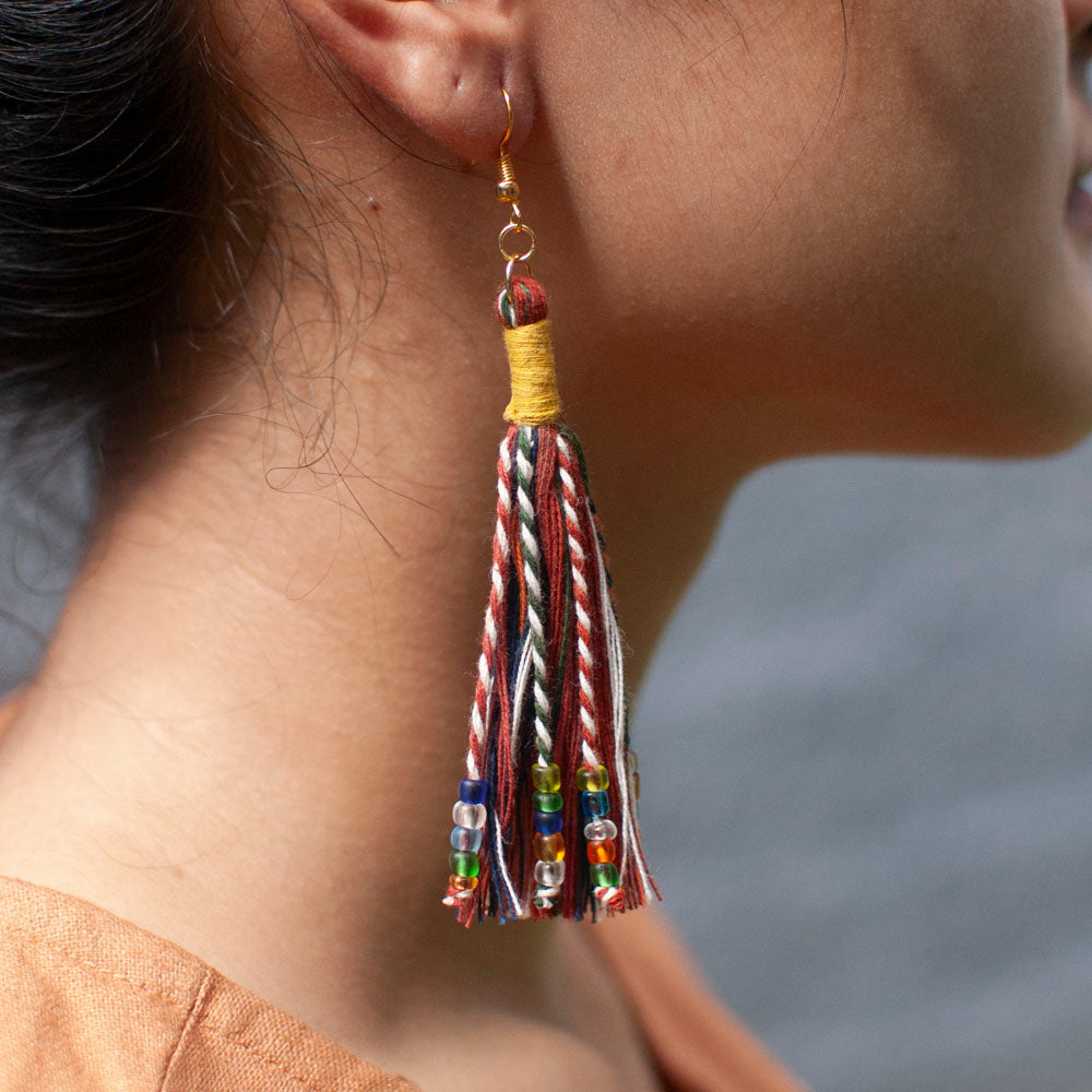 Anting Pijar - Earrings Tenun Ikat | Noesa