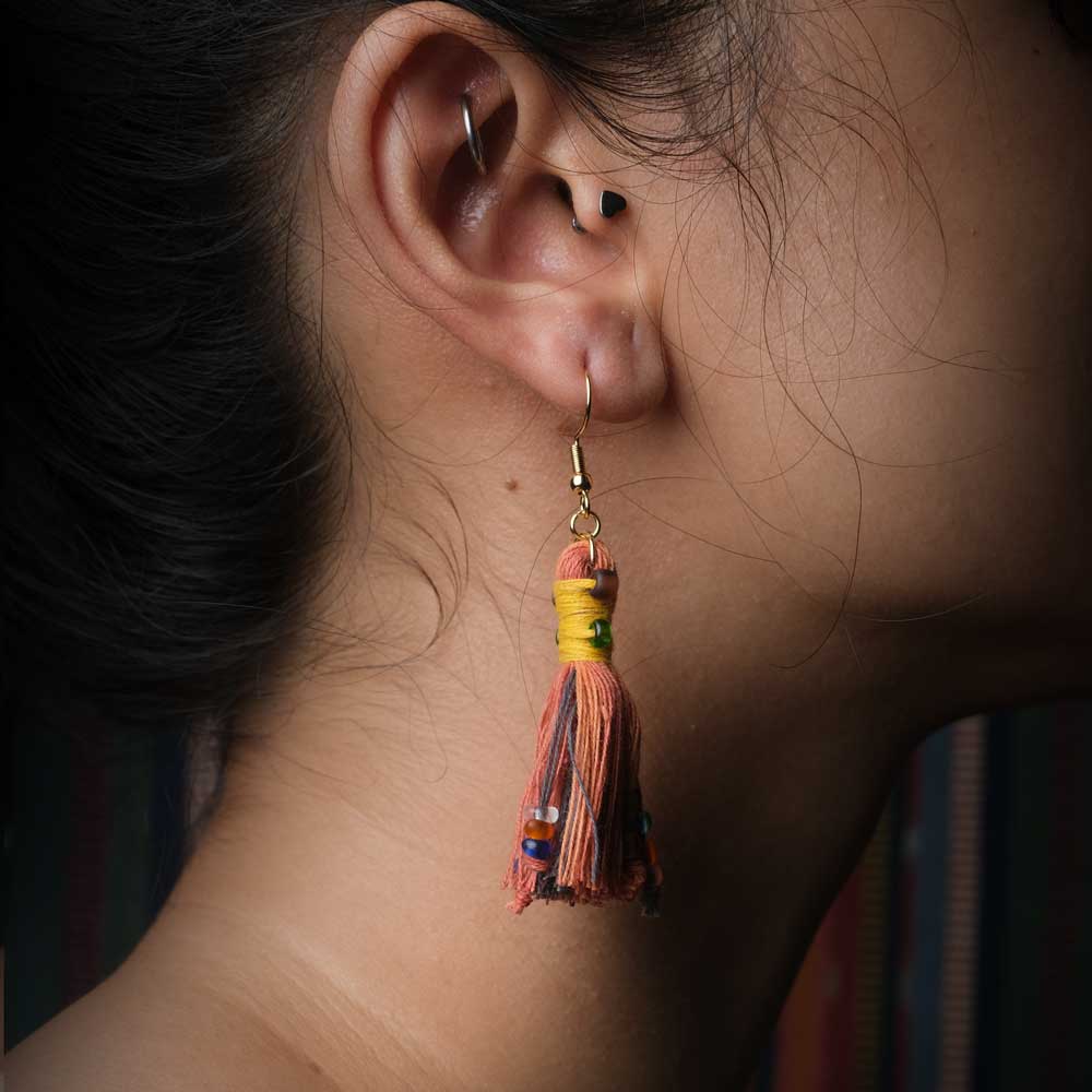 Earrings Tenun Ikat - Pijar Rua | Noesa