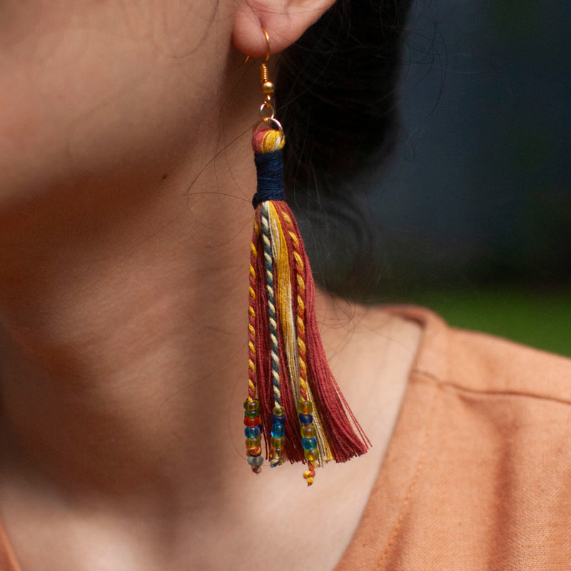 Anting Pijar - Earrings Tenun Ikat | Noesa - 010B24 - Noesa | Noesa