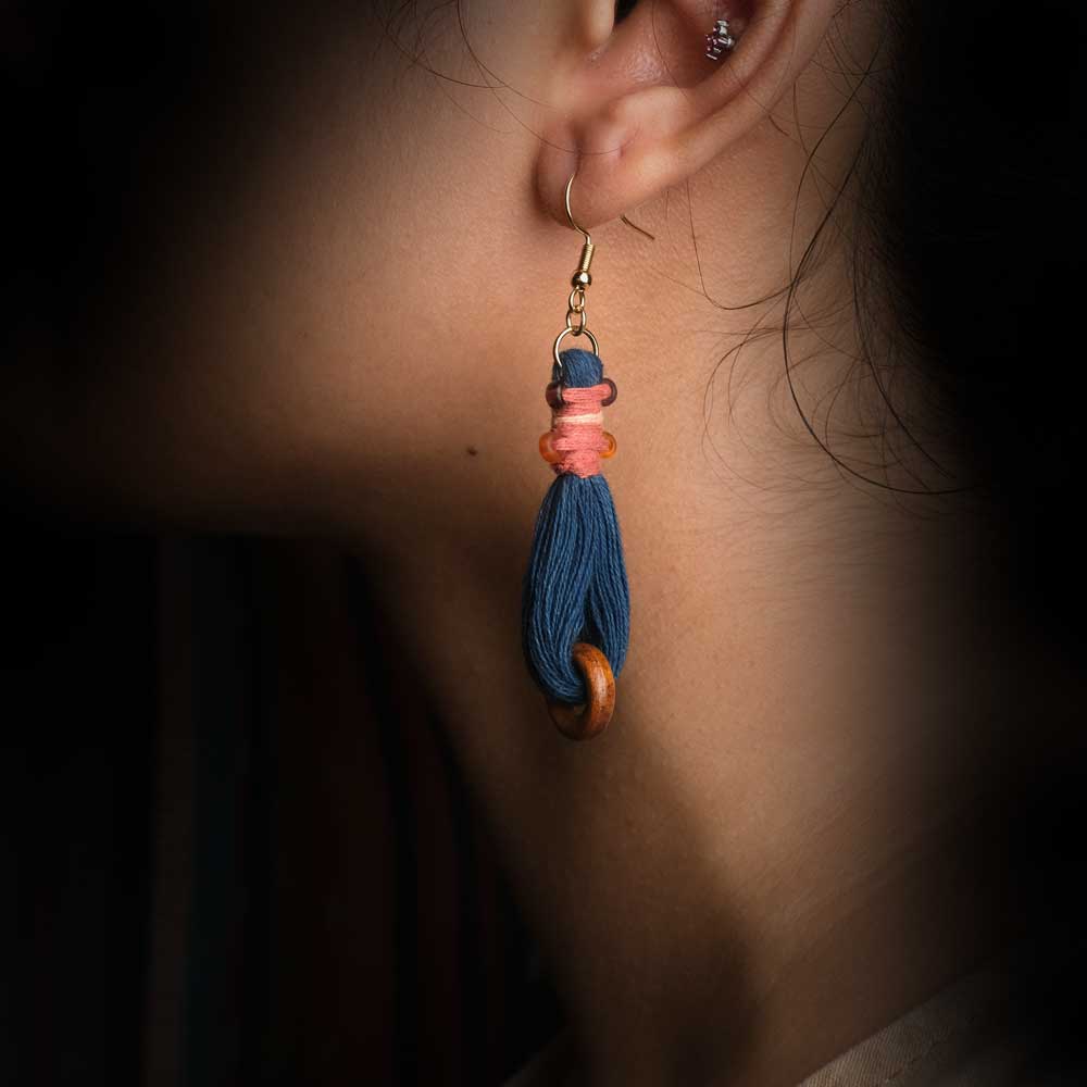 Earrings Tenun Ikat - Pijar Tilu | Noesa