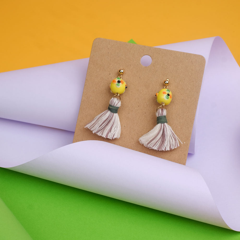 Earrings Tenun Ikat - Pijar Luli | Noesa