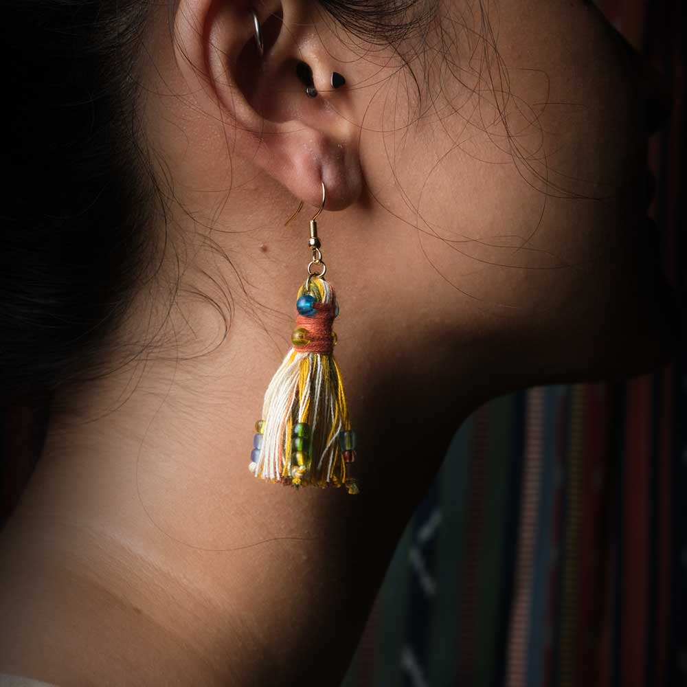 Earrings Tenun Ikat - Pijar Rua | Noesa