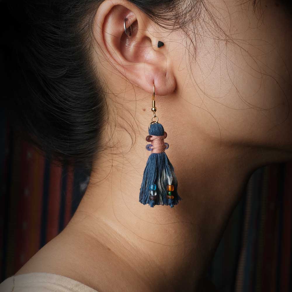 Earrings Tenun Ikat - Pijar Rua | Noesa