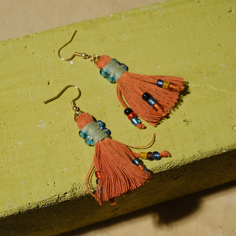 Earrings Tenun Ikat - Pijar Rua | Noesa