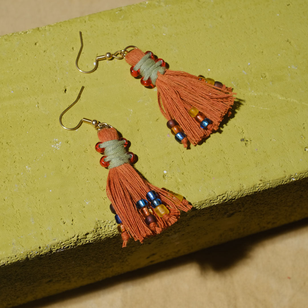 Earrings Tenun Ikat - Pijar Rua | Noesa