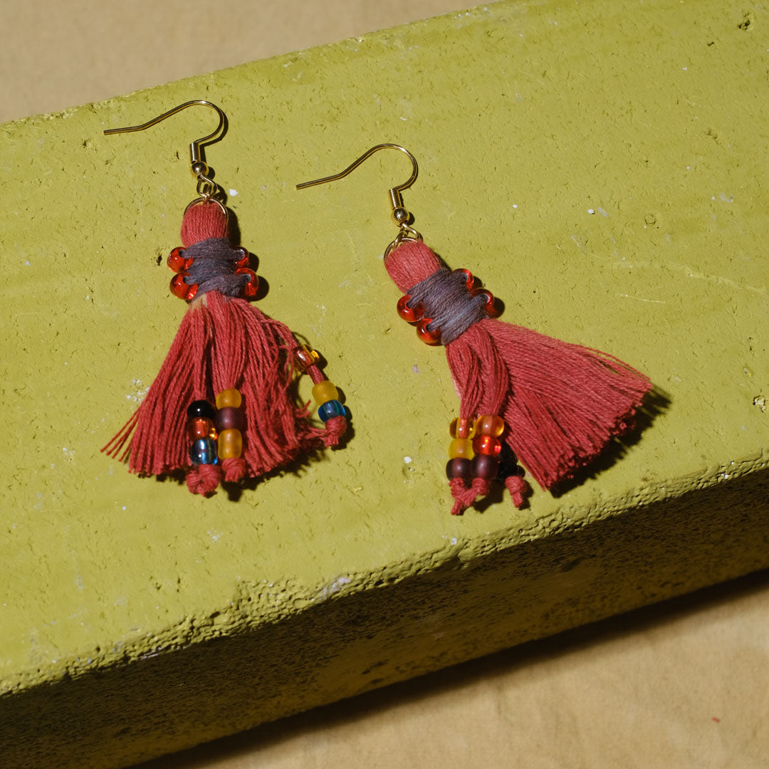 Earrings Tenun Ikat - Pijar Rua | Noesa