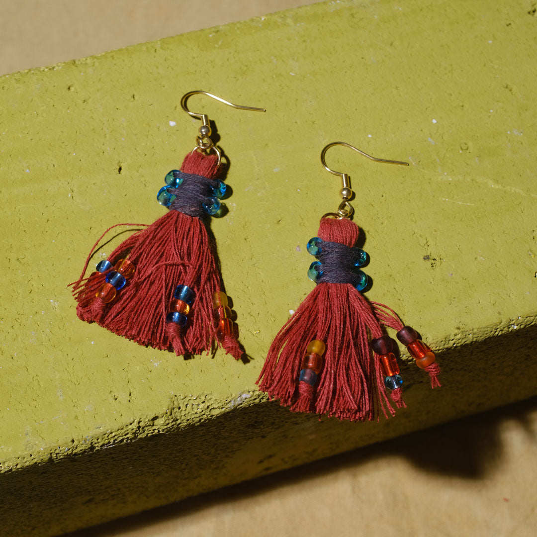 Earrings Tenun Ikat - Pijar Rua | Noesa