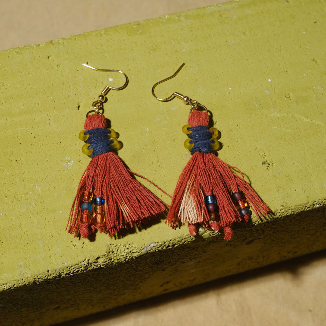 Earrings Tenun Ikat - Pijar Rua | Noesa