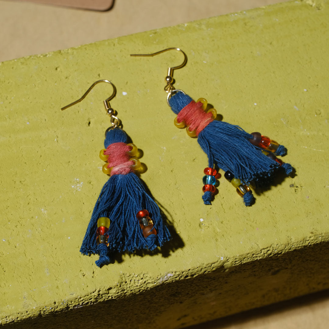 Earrings Tenun Ikat - Pijar Rua | Noesa