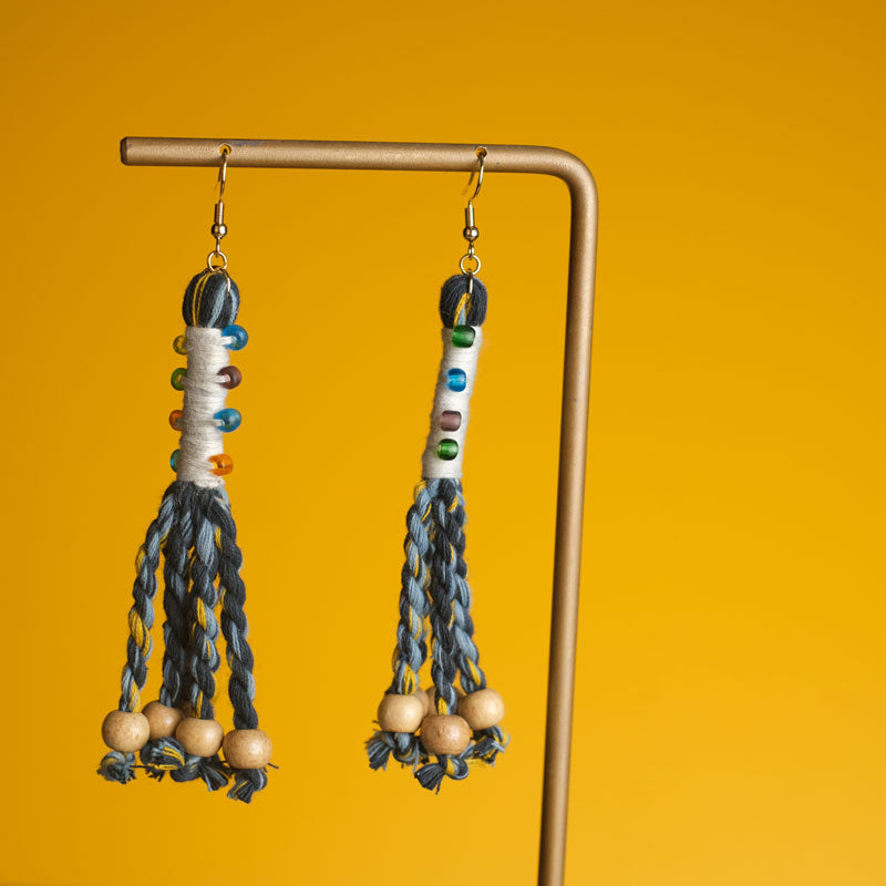 Anting Pilin - Earrings Tenun Ikat | Noesa