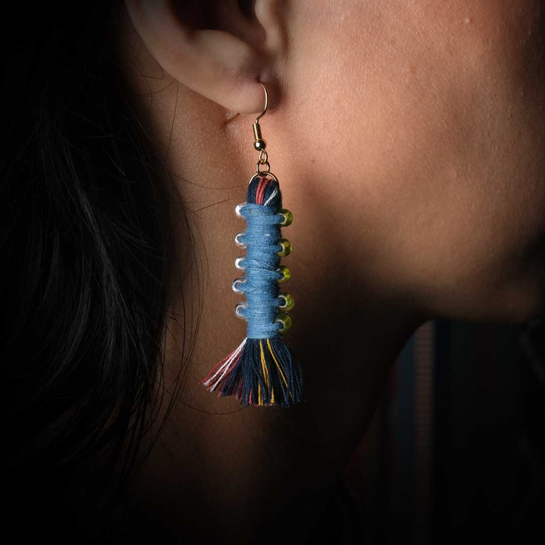 Earrings Tenun Ikat - Pilin Rua | Noesa