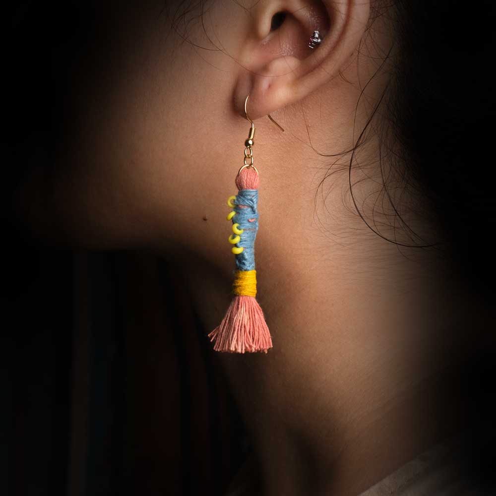 Earrings Tenun Ikat - Pilin Tilu | Noesa