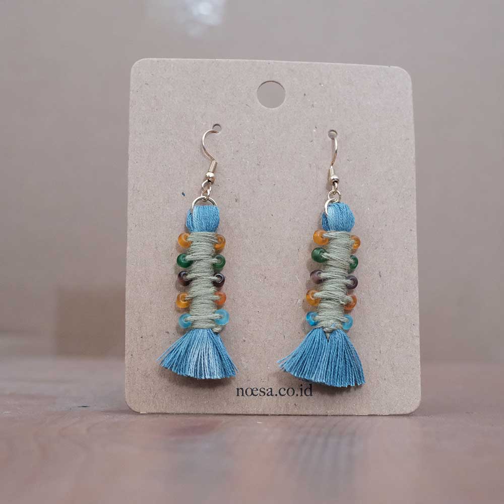 Earrings Tenun Ikat - Pilin Rua | Noesa