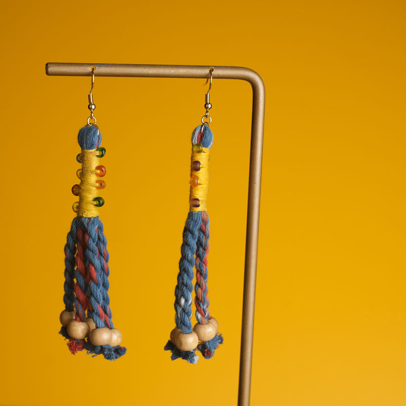 Anting Pilin - Earrings Tenun Ikat | Noesa