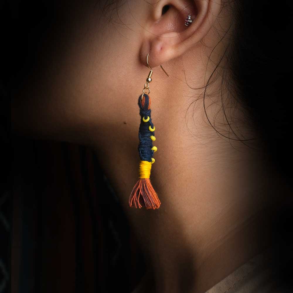 Earrings Tenun Ikat - Pilin Tilu | Noesa