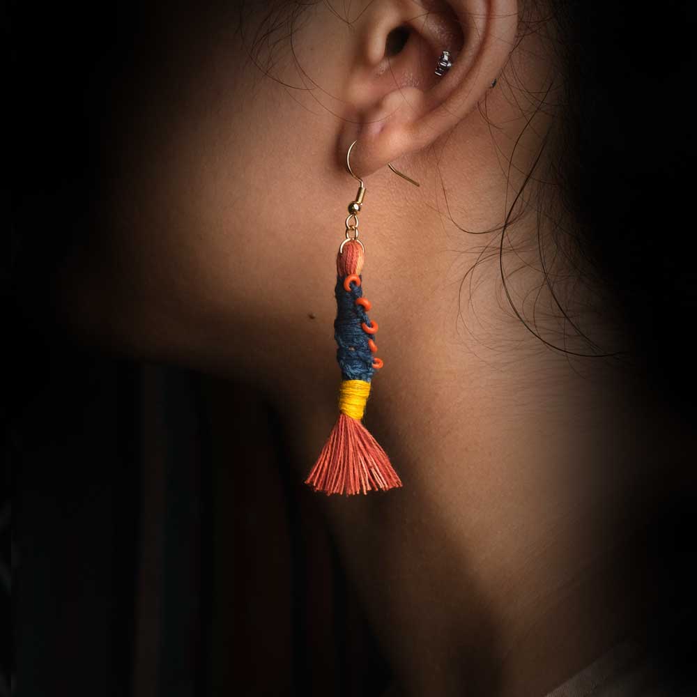 Earrings Tenun Ikat - Pilin Tilu | Noesa
