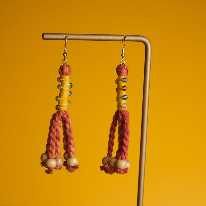 Anting Pilin - Earrings Tenun Ikat | Noesa