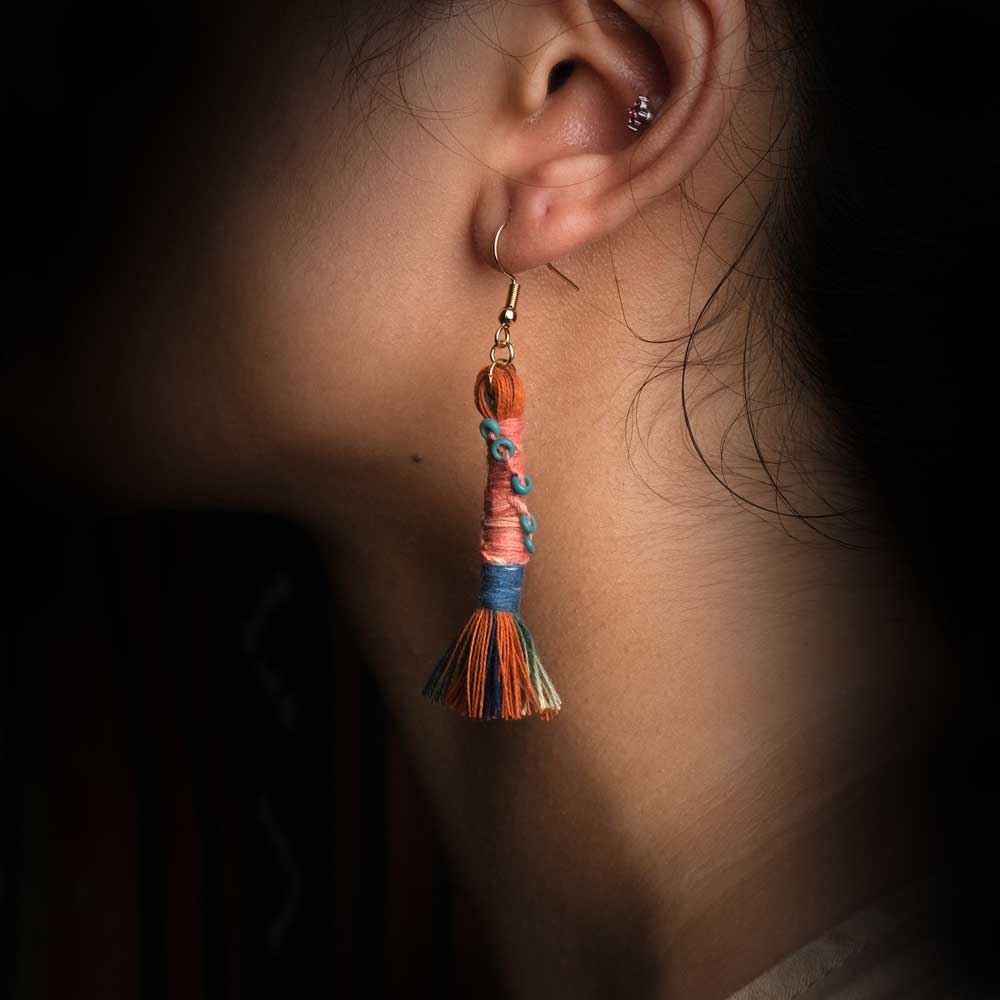 Earrings Tenun Ikat - Pilin Tilu | Noesa