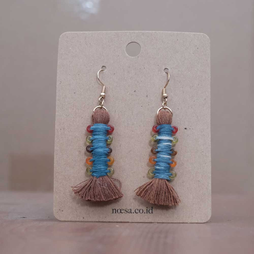 Earrings Tenun Ikat - Pilin Rua | Noesa