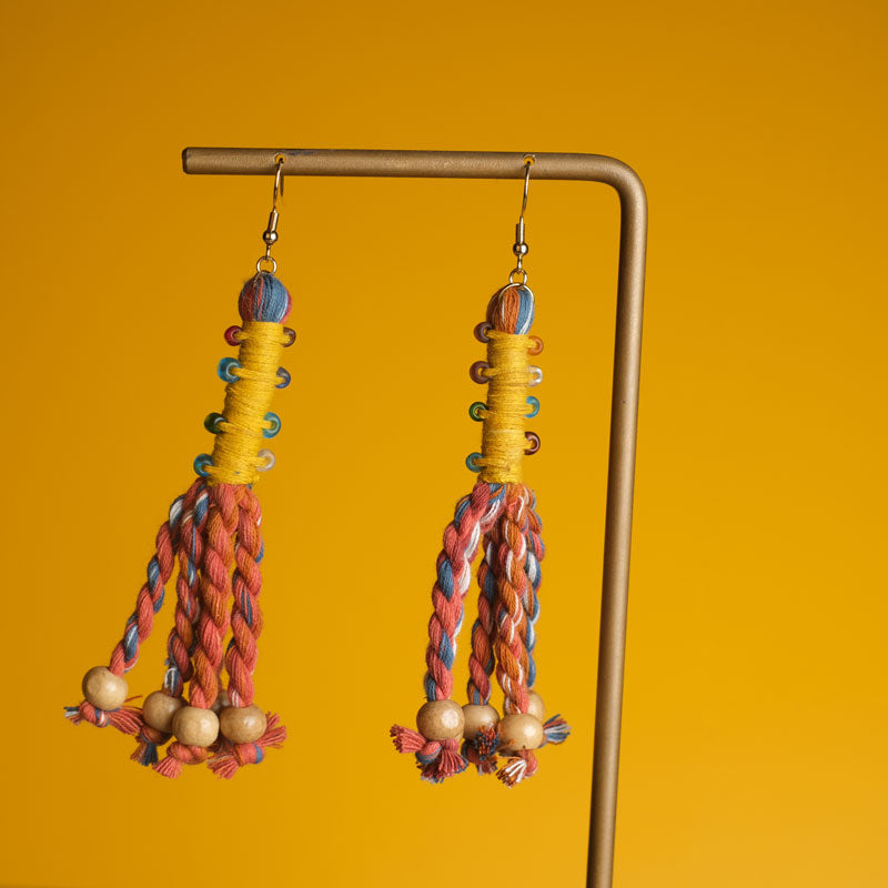 Anting Pilin - Earrings Tenun Ikat | Noesa