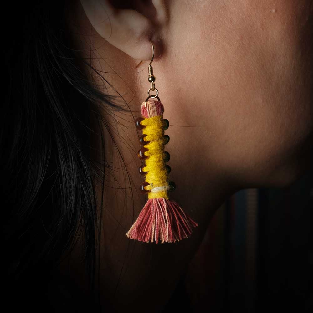 Earrings Tenun Ikat - Pilin Rua | Noesa